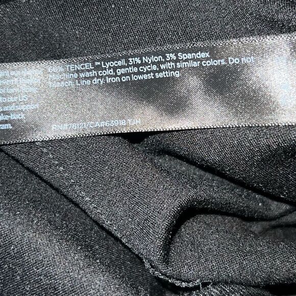 EILEEN FISHER Black Flex Tencel Ponte Pull On Pant-SP - Picture 9 of 9